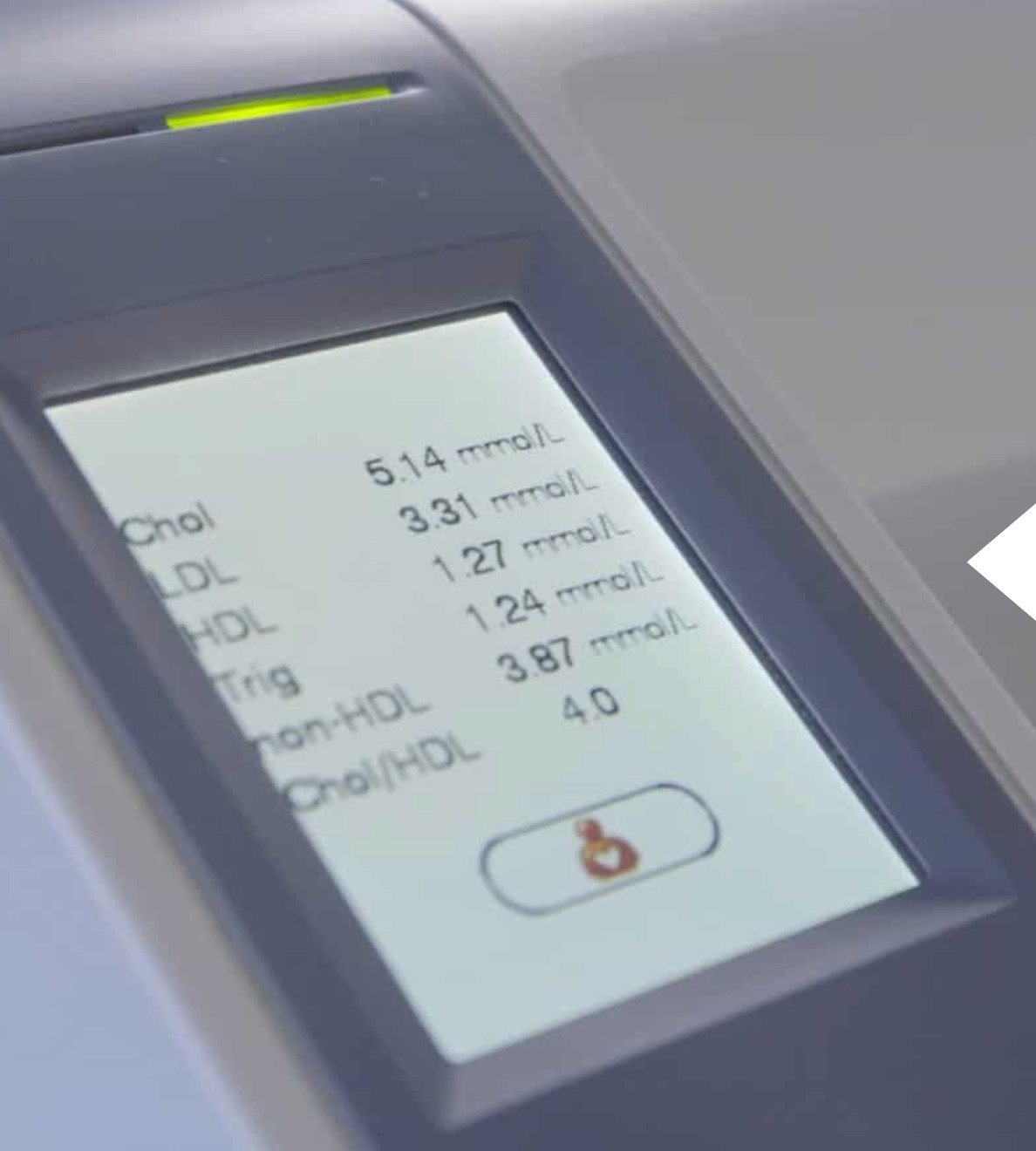 Maskin som måler kolesterol