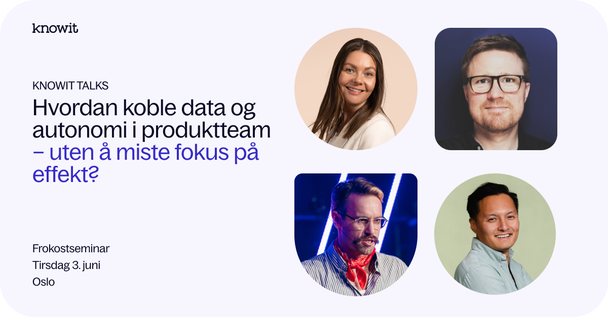 KT Hvordan koble data og autonomi i produktteam